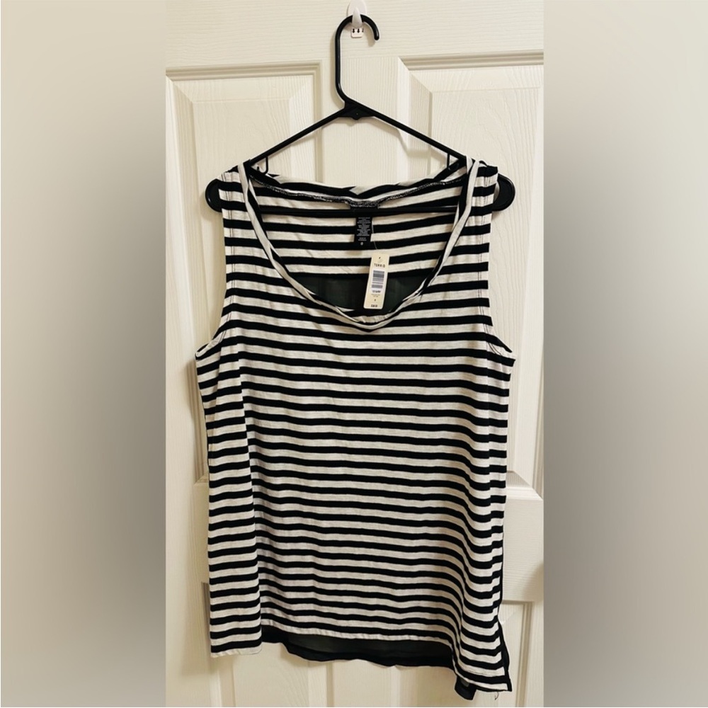 NEW With TAGS TORRID SIZE LARGE Tank Top with Sheer Back